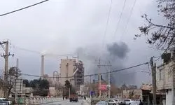 آتش‌سوزی در یک کارخانه سیمان +جزئیات