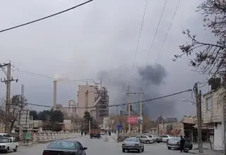 آتش‌سوزی در یک کارخانه سیمان +جزئیات
