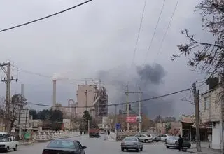 آتش‌سوزی در یک کارخانه سیمان +جزئیات