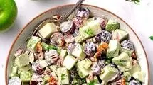 طرز تهیه یک سالاد سرد و دلچسب مخصوص روزهای گرم تابستان