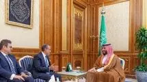 دیدار وزیر امور خارجه مصر با بن سلمان در ریاض