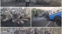 انفجار هولناک در جاده چهار نفر را در جا کشت+ عکس
