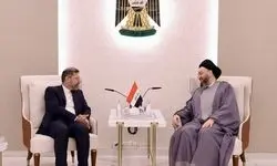 دیدار خطیب‌زاده با حکیم در بغداد