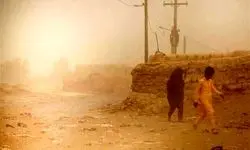سرعت طوفان در این استان از ۱۰۰کیلومتر در ساعت رسید