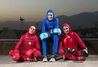 مثلث طلایی خواهران منصوریان برای ووشو