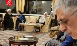دیدار چهره‌های روحانی و سیاسی در منزل کرباسچی 