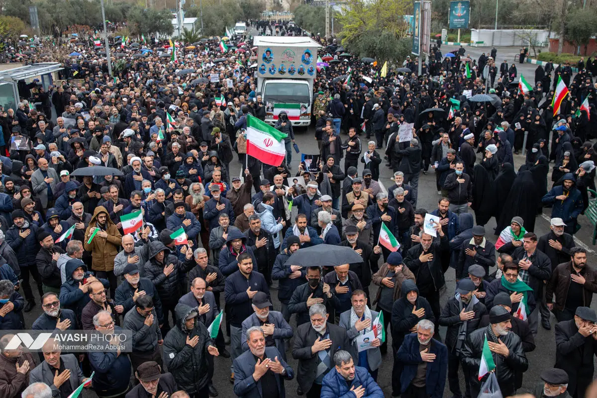 تشییع پیکر شهید اسماعیل خطیب وزیر اطلاعات