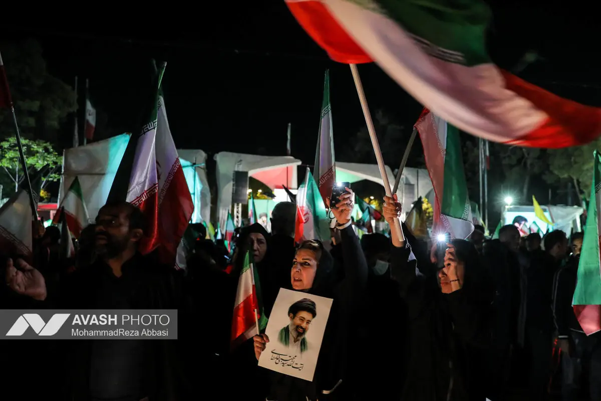 اجتماع مردمی در چهلمین شب شهادت رهبر معظم انقلاب -1