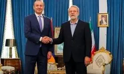 لاریجانی با مقام امنیتی ارمنستان دیدار کرد