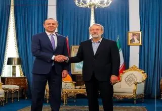 لاریجانی با مقام امنیتی ارمنستان دیدار کرد