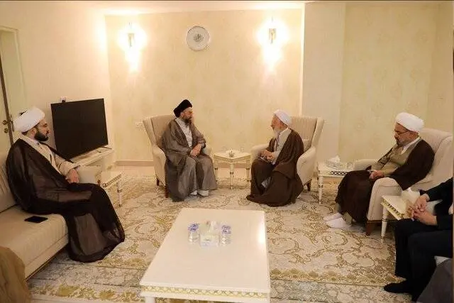 دیدار سید عمار حکیم با آیتالله جوادی آملی