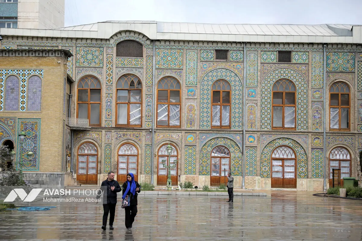 آثار تخریب حملات هوایی آمریکا و رژیم صهیونیستی به کاخ گلستان