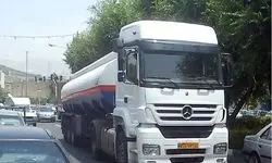واژگونی کامیون کشنده تریلی نفت‌کش