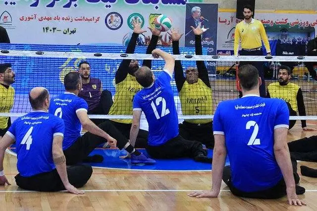 مردان والیبال نشسته ایران برای لس‌آنجلس آماده می‌شوند