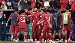 جشنواره گل پرتغال مقابل ازبکستان