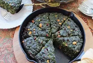 طرز تهیه کوکو سبزی با یک سبزی متفاوت