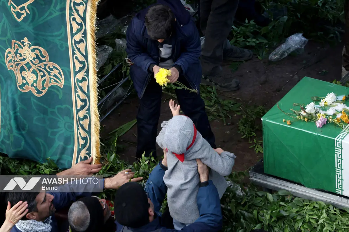 مراسم تشییع پیکر شهدای جنایات اخیر صهیونی - آمریکایی _۲