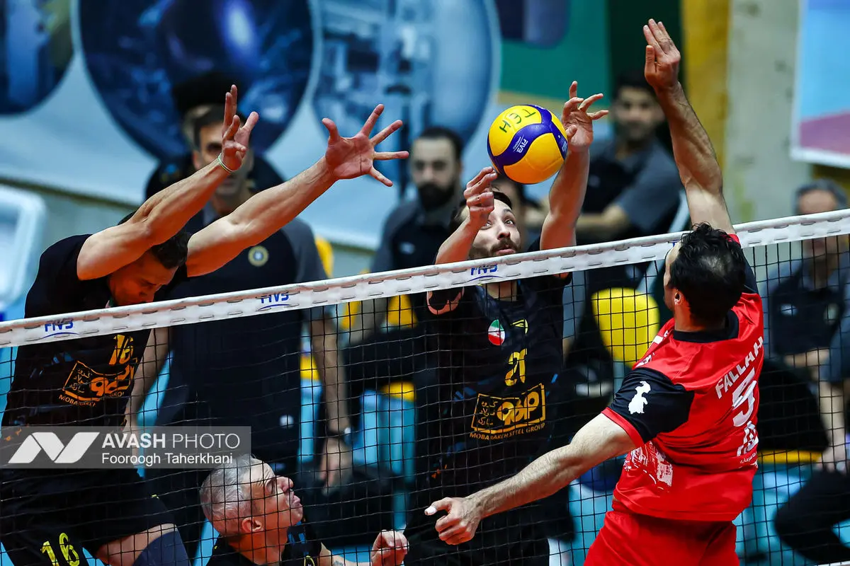 دیدار تیم های والیبال شهرداری ارومیه و سپاهان