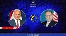 تماس تلفنی وزیر امور خارجه جمهوری اسلامی ایران و عراق