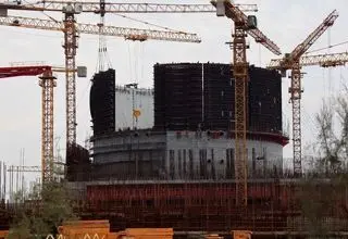 نصب رینگ سوم راکتور واحد دوم نیروگاه اتمی بوشهر