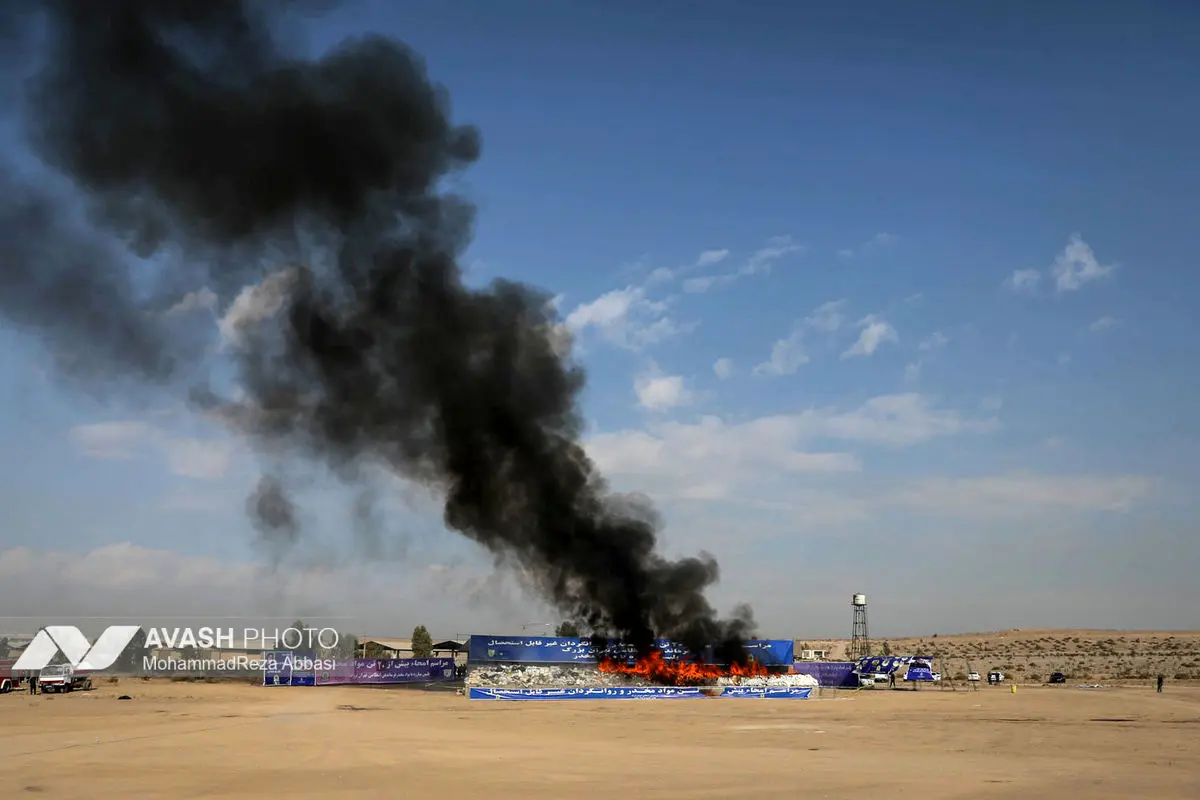 امحای ۲۰ تن مواد مخدر