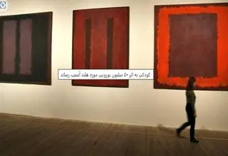 کودکی به اثر ۵۰ میلیون یورویی موزه هلند آسیب رساند