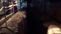 فاجعه در گودبرداری اسلامشهر / بی‌توجهی به ایمنی، دو نوجوان را راهی بیمارستان کرد+ فیلم