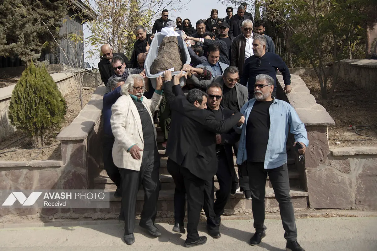 مراسم تشییع پیکر «همایون ارشادی»