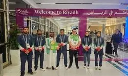 با استقبال مدیران‌ کمیته و کادر سرپرستی؛ تیم ملی جوجیتسو وارد ریاض شد