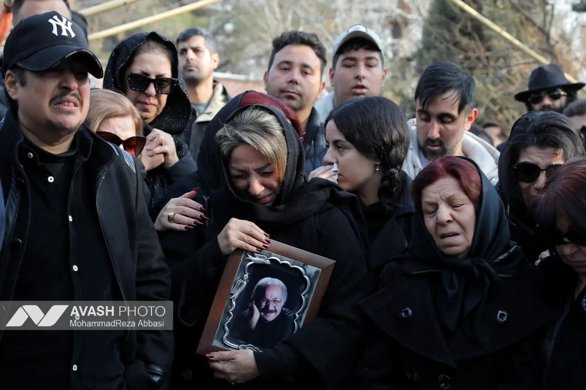 مراسم تشییع و خاکسپاری سعید پیر دوست