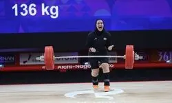 کریمی اولین مدال تاریخ وزنه برداری زنان را ضرب کرد