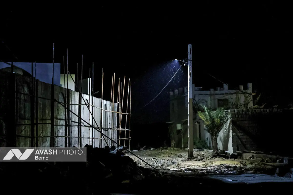 جزیره قشم پس از وقوع سیل