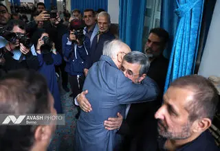 مراسم یادبود زرین احمدی‌نژاد در مسجد جامع نارمک