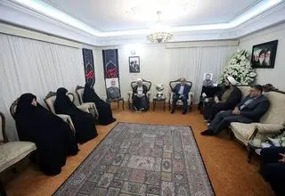 آملی لاریجانی به منزل سردار سلامی رفت 