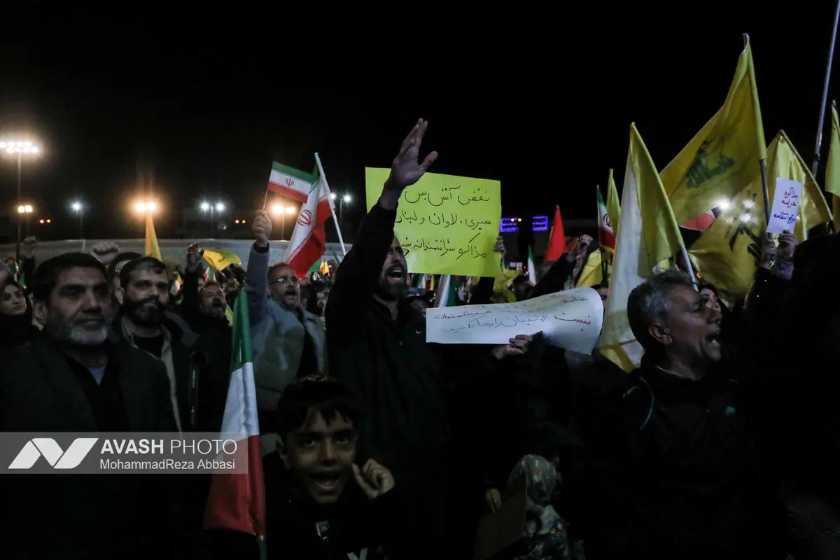 اجتماع مردمی در چهلمین شب شهادت رهبر معظم انقلاب -1