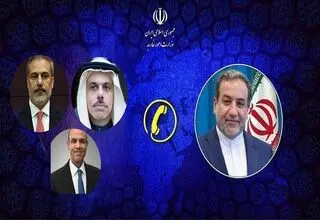 گفت‌وگوهای تلفنی وزیر امور خارجه ایران با وزرای خارجه منطقه