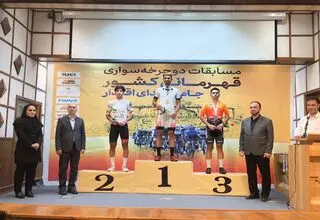علیاری قهرمان دوچرخه‌سواری ایران شد
