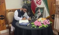 ذبیح الله مجاهد در کنسولگری ایران حضور یافت + عکس 