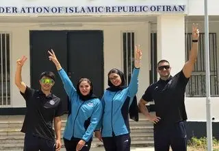 تیم میکس ارگومتر ۴ نفره ایران به مدال نقره دست یافت