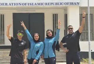 تیم میکس ارگومتر ۴ نفره ایران به مدال نقره دست یافت