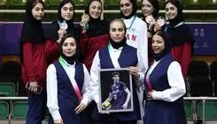 ادای احترام دوباره دختران تکواندو به صابر کاظمی