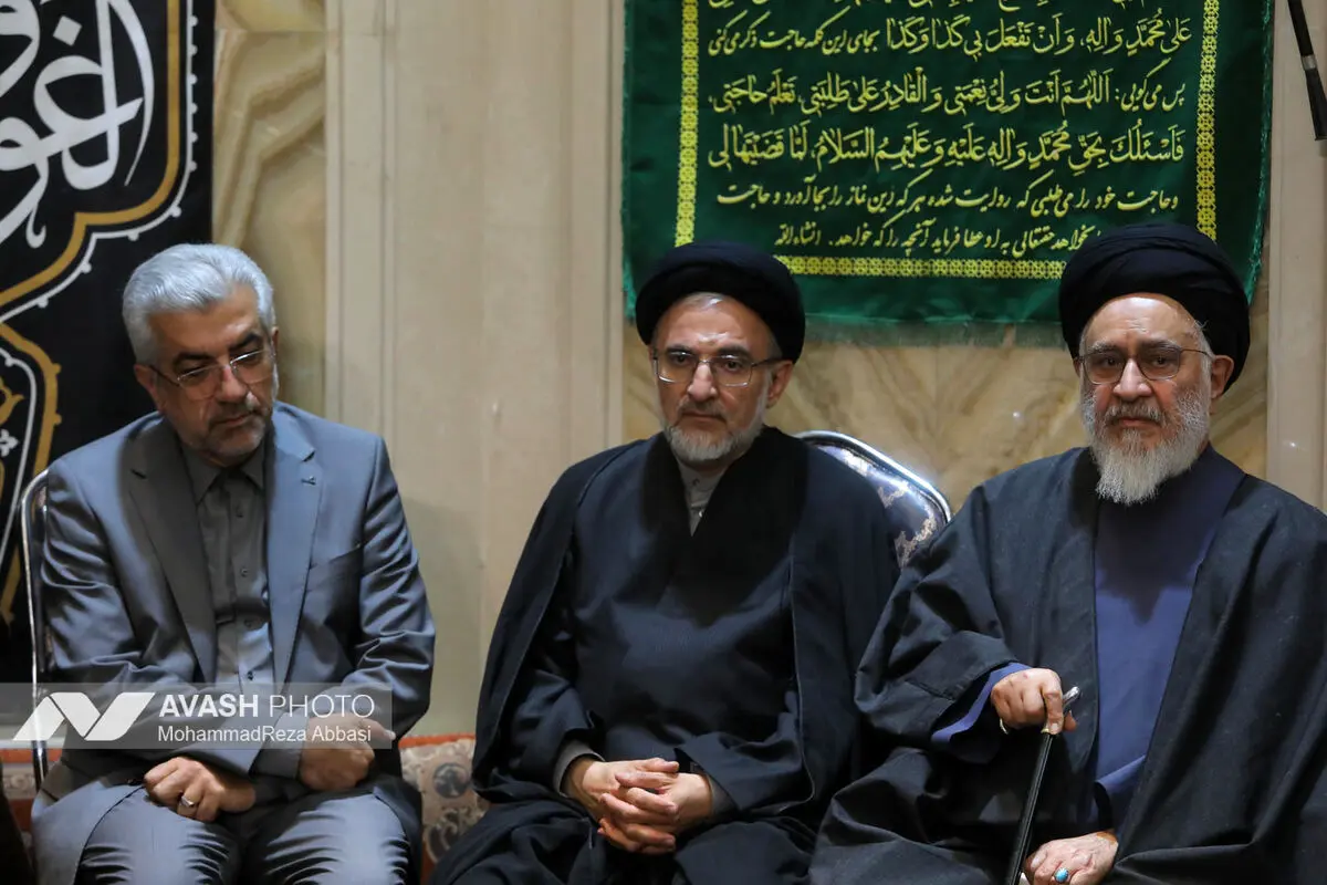 مراسم گرامیداشت شهید علی لاریجانی و فرزندش شهید مرتضی لاریجانی