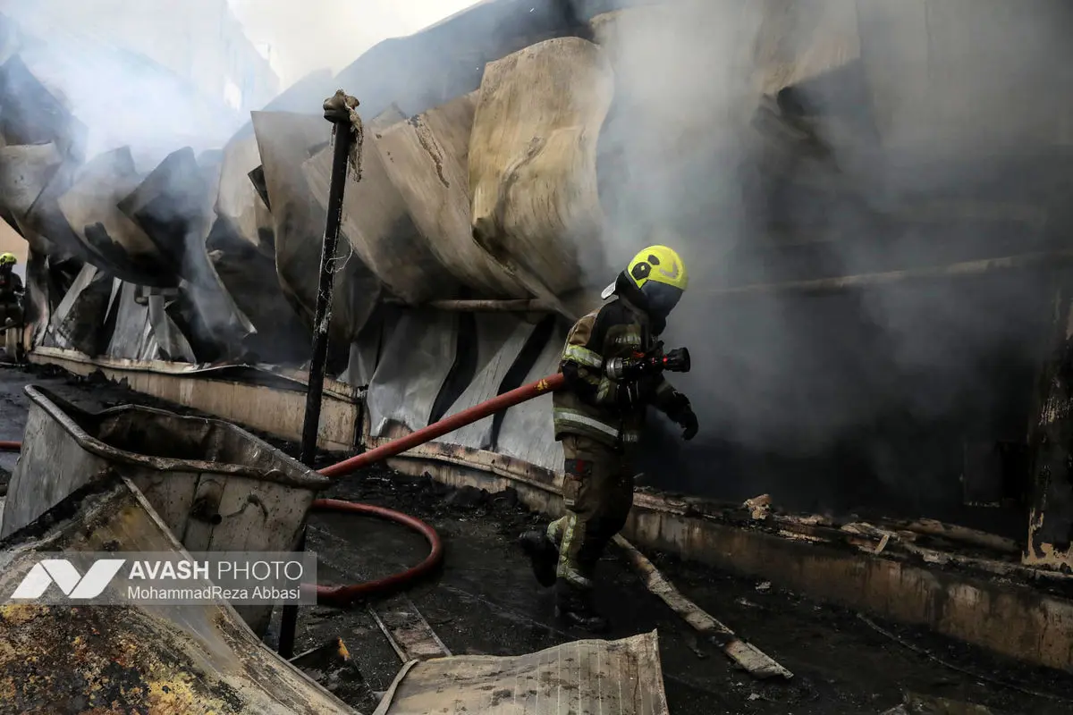 آتش‌سوزی بازار بزرگ جنت‌ - تهران