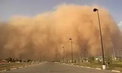 فیلمی از لحظه ورود طوفان شن به چابهار