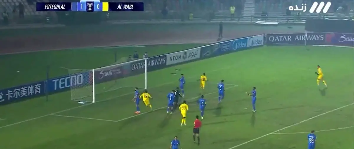  گل تساوی الوصل به استقلال+ویدیو