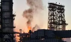 انفجار هولناک در یک پالایشگاه نفت