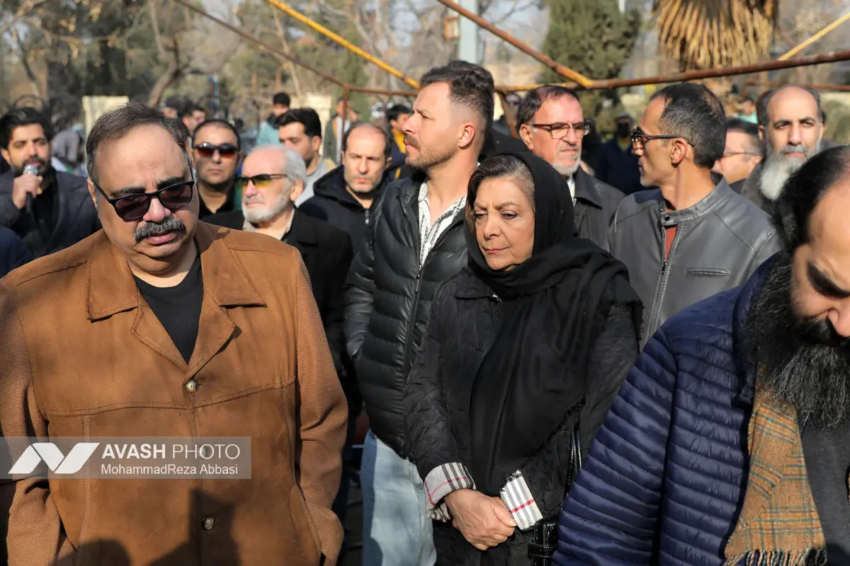 مراسم تشییع و خاکسپاری سعید پیر دوست