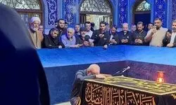 دکتر پزشکیان به زیارت حرم مطهر امام رضا (ع) مشرف شد/ ادای احترام به مزار نورانی رهبر شهید 