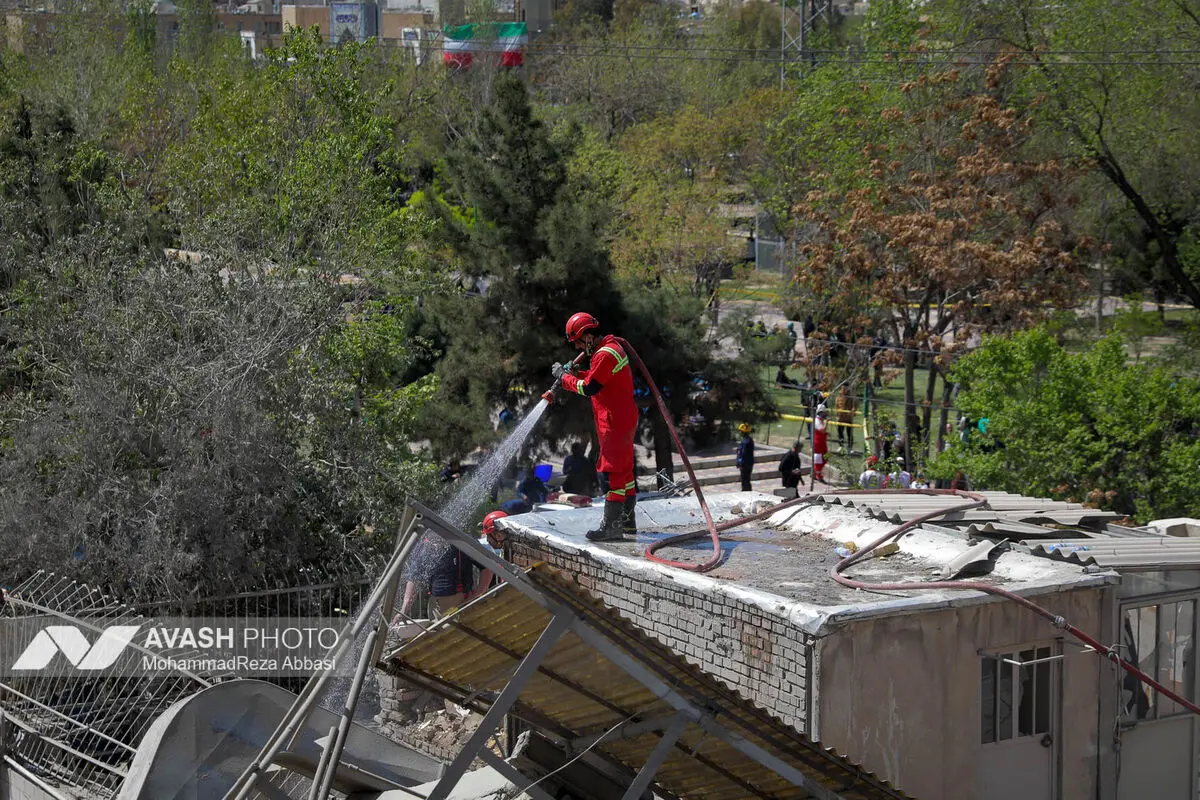 حملات هوایی آمریکا و رژیم صهیونیستی به مناطق مسکونی در تهران - ۱۷ فروردین ۱۴۰۵