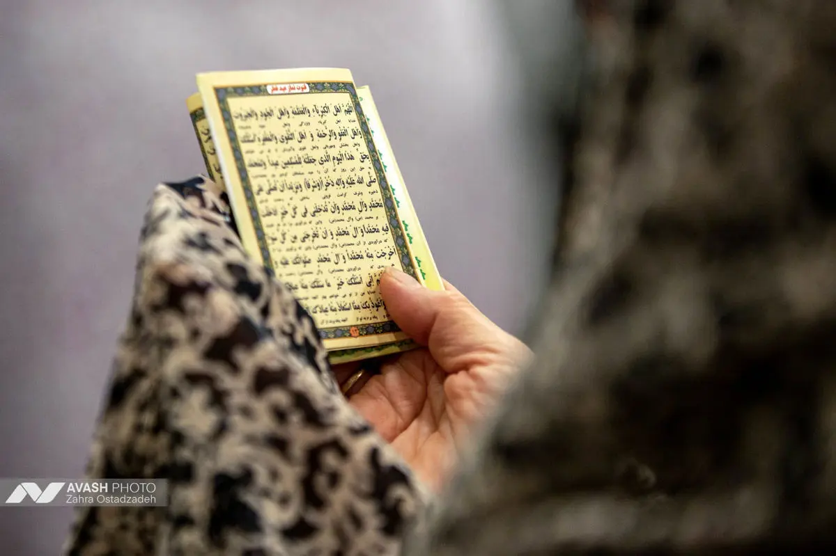 نماز عید فطر در مسجد جامع همت تجریش
